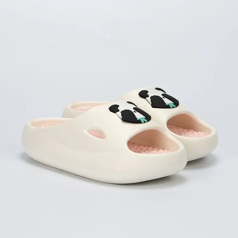 Pantuflas con plataforma de Panda