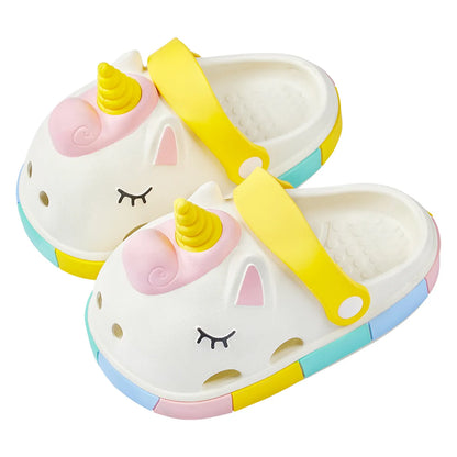 Zapatillas de unicornio para niños
